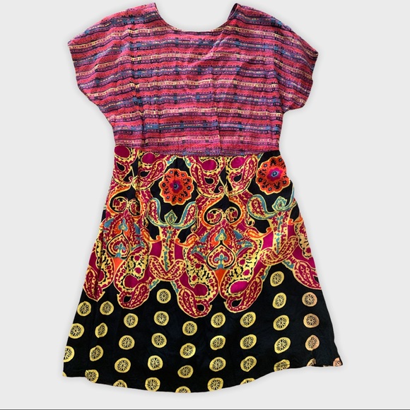 ANGIE bright multicoloured mini dress/tunic - Picture 2 of 7